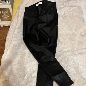 Old Navy leather leggings